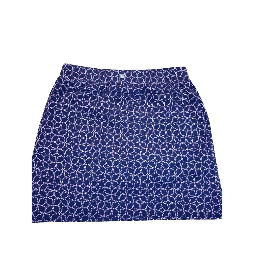 T By Talbots women's size medium skirt skort‎ front Zipper Pockets